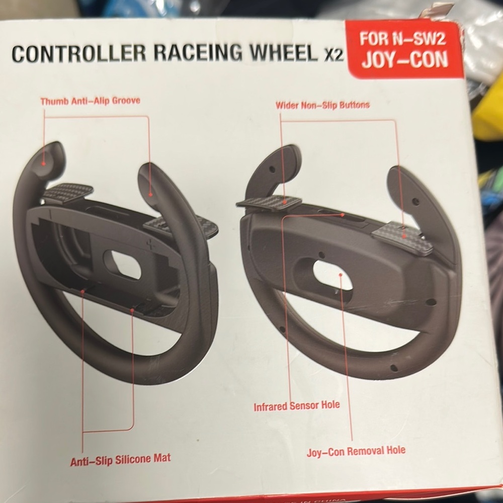 Racing Wheel for Nintendo Switch 2- Black